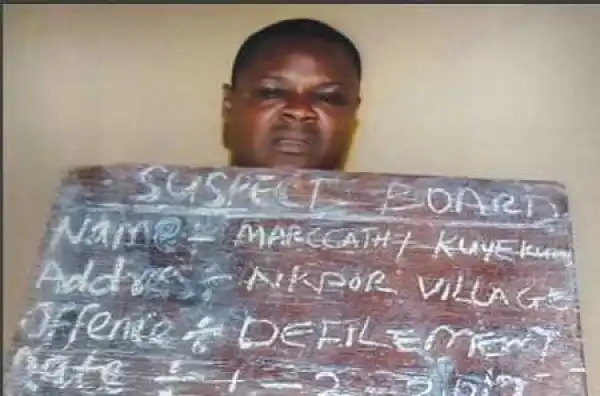 See the 30-year-old Man Who Tricked a 5-year-old Girl and R*ped Her in Rivers (Photo)